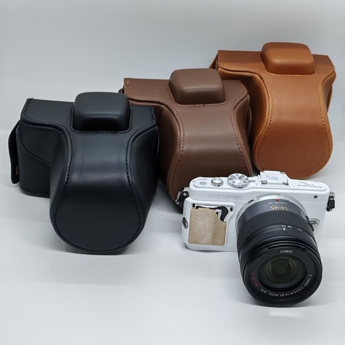 Custodia pelle per olympus - custodia,